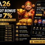 A26 Deposit Bonus Promotion 2026 offering extra rewards on deposits from 1,000 to 50,000.