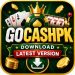GOCASHPK Download Latest Version casino game APK icon featuring poker cards, slot machine, gold coins, and download symbol.
